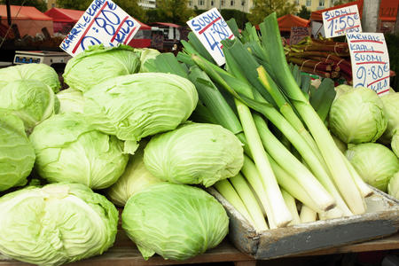 Finnischer Markt regionale Produkte