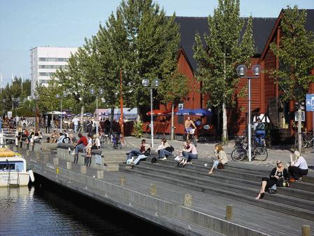 Oulu Uferpromenade, Sommerliches Flair Holzhausviertel