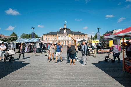Der Marktplatz von Kuopio (c) Visit Finland / Juho Kuva
